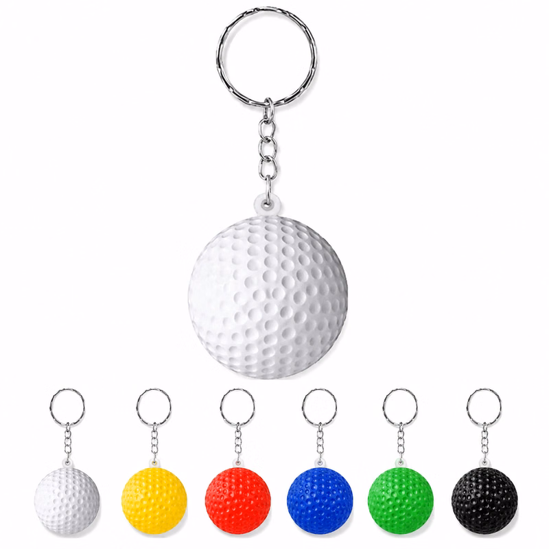 Golf Ball Squeeze Keychain