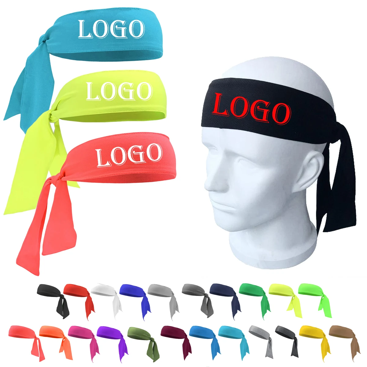 41in Lightweight Moisture Wicking Headband MOQ30PCS 1