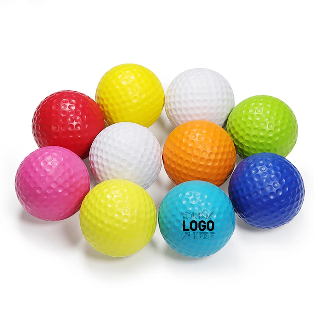 Colorful Golf Shaped Stress Relief Ball 1