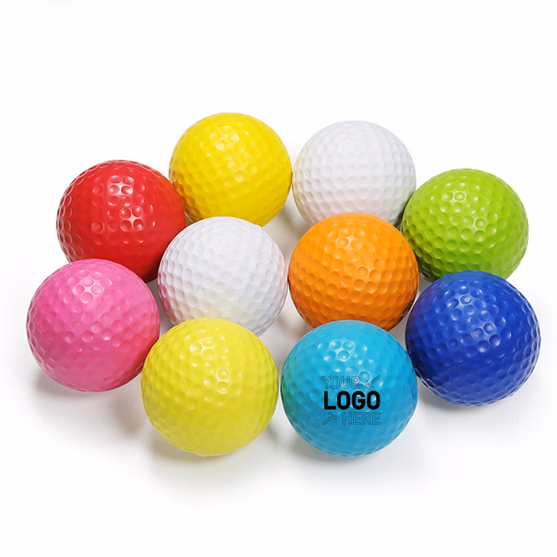 Colorful Golf Shaped Stress Relief Ball