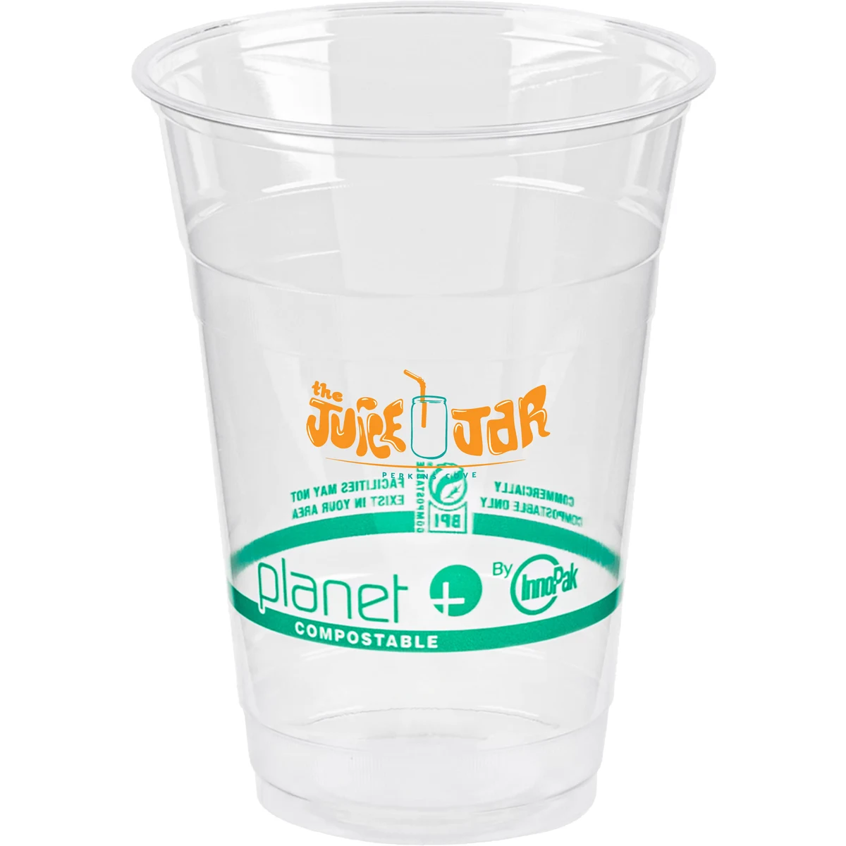 16oz Compostable PLA Cup - Eco Branded 1