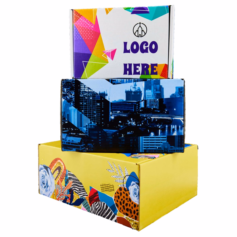 Full Color Custom Printed 9.5" x 7.75" x 4" Display Mailer Box