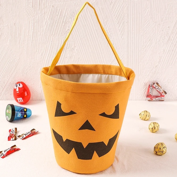 Halloween basket, custom tote bag with logo imprint 1