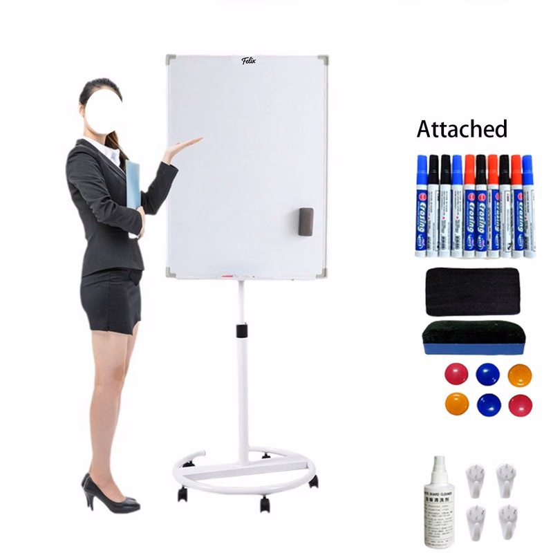 Magnetic Mobile Dry Erase Board Set w/ Stand