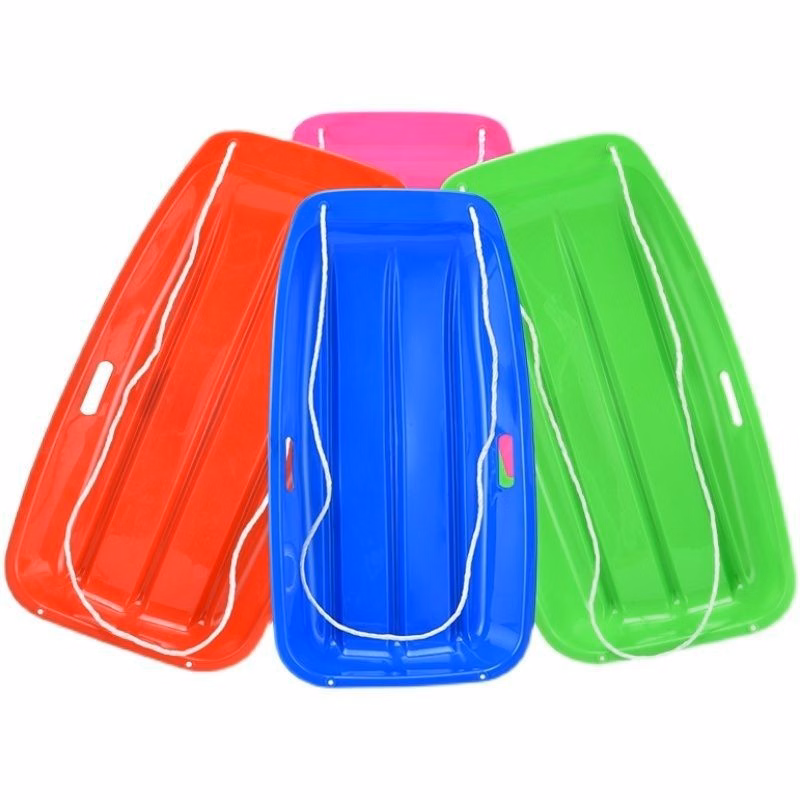 Plastic Downhill Snow Toboggan Sled