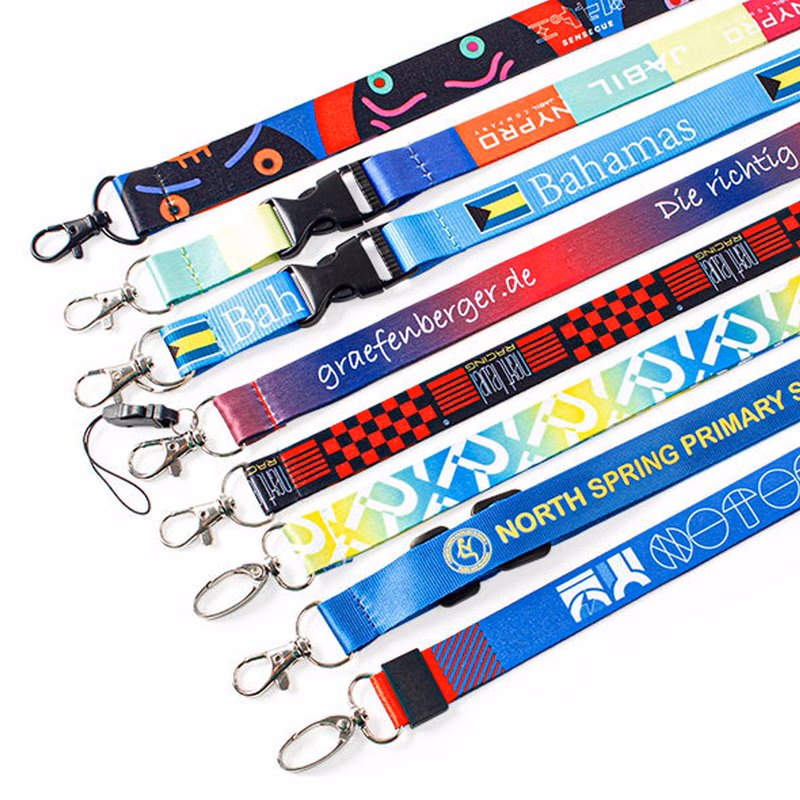 Full Color Polyester Lanyard w/ Breakaway