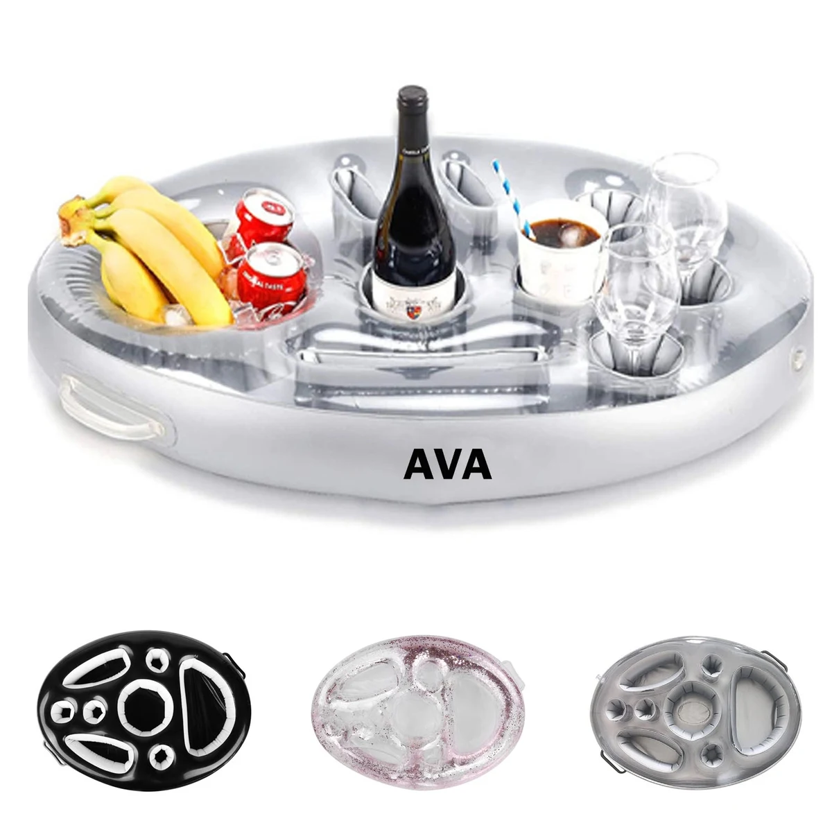 PVC Inflatable Beverage Holder Tray 1