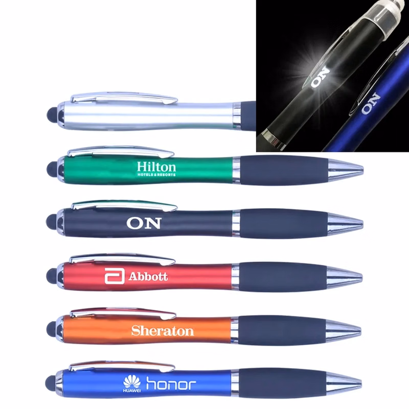 Logo Light Up Stylus Pen