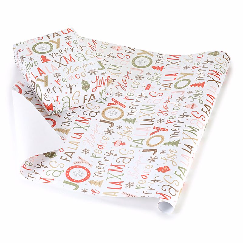 Holiday Expressions Personalized Wrapping Paper Roll