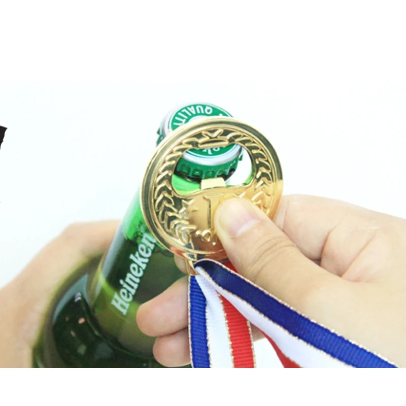 Medal Bottle Opener in Gold 1