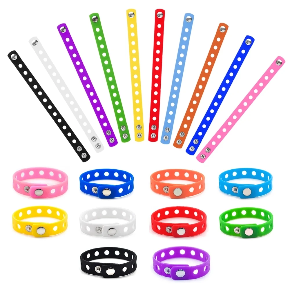 Adult Rubber Charm Wristbands 1