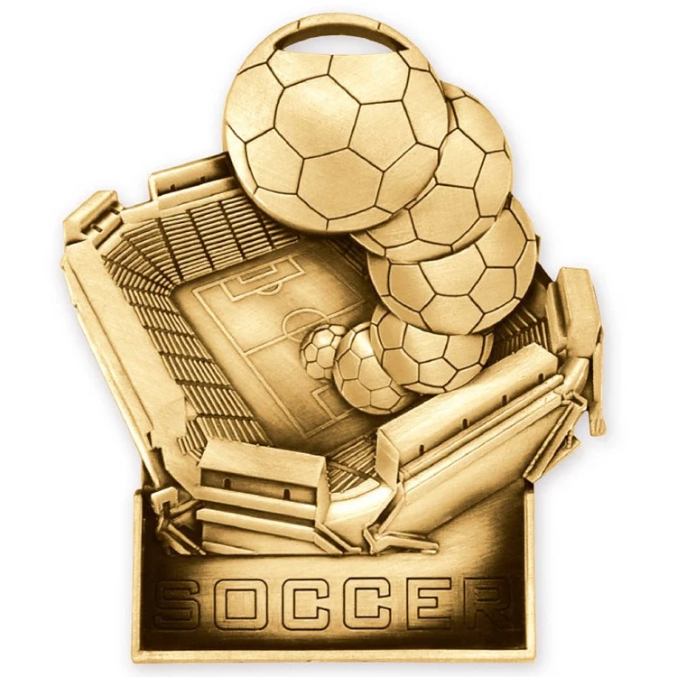 Soccer Stand Up Medallion (3-1/2") 1