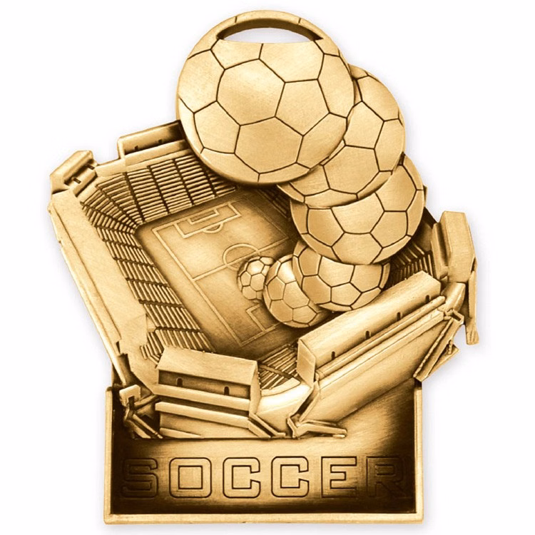 Soccer Stand Up Medallion (3-1/2")
