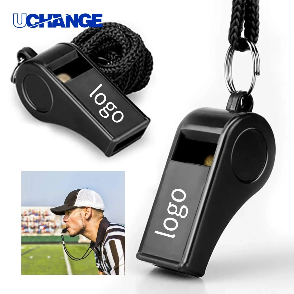 Sports Whistle with Lanyard 1