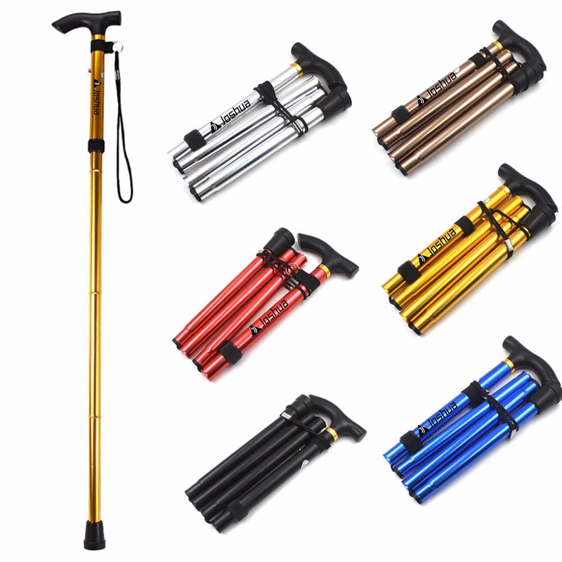 Folding Cane Walking Stick Trekking Poles