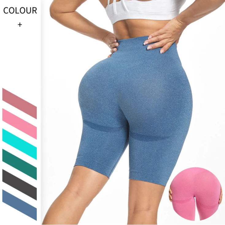 Women's Fitness High Waist Yoga Sports Tights Short Pants 1