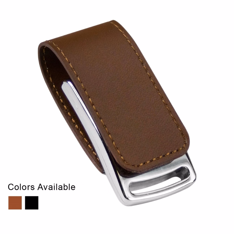 Magnetic Leather USB Flash Drive 2.0