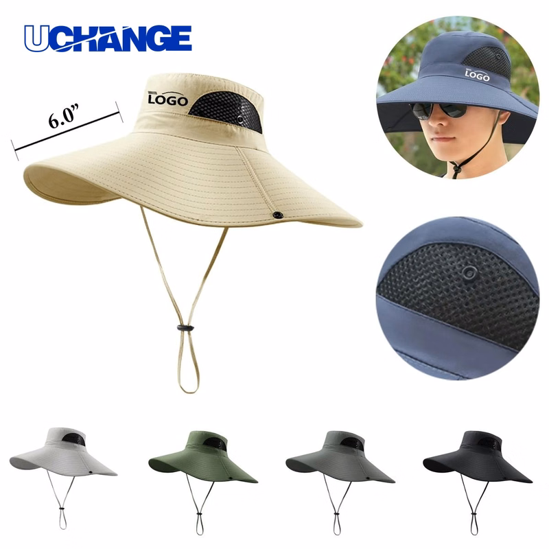 Wide Brim Fishing Bucket Sun Hat