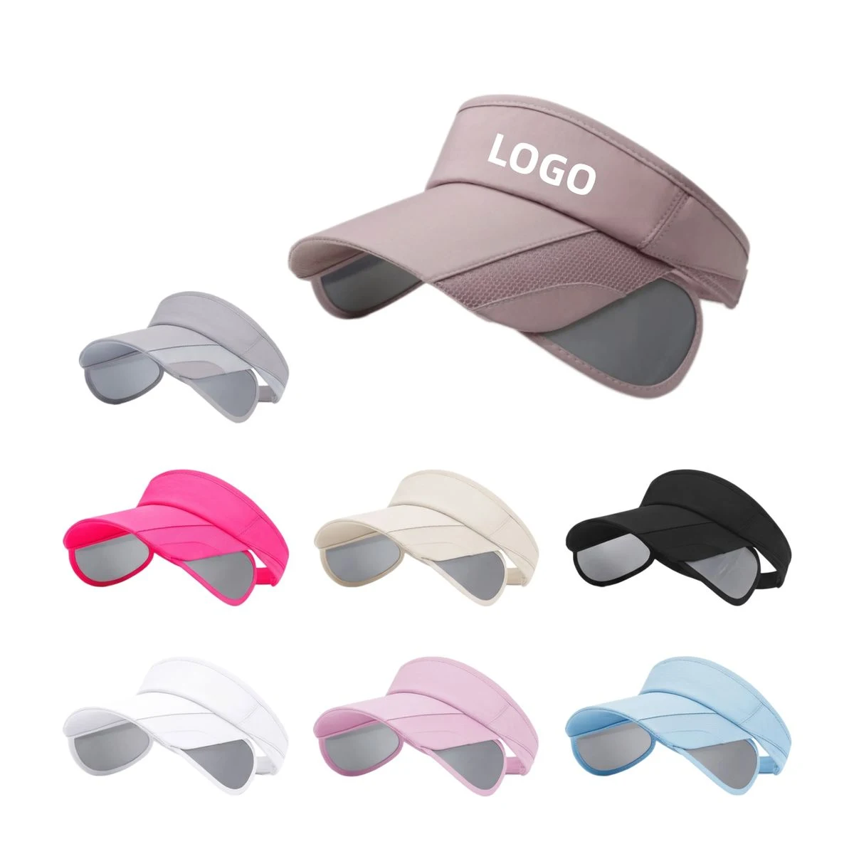 Retractable Brim Open Top Sunshade Hat 1