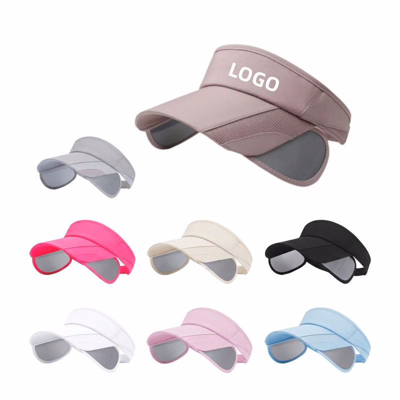 Retractable Brim Open Top Sunshade Hat