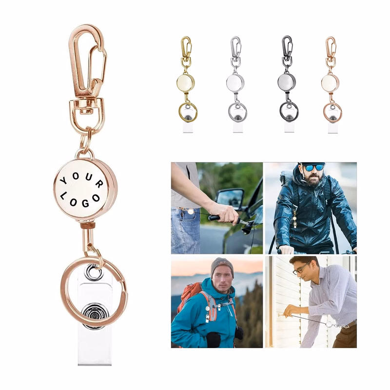 Travel Keychain Retractable Metal Body Lightweight