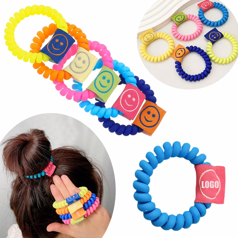 Colorful Phone Cord for Hair