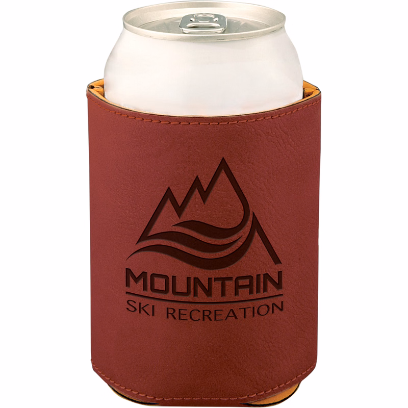 3 3/4" Rose Leatherette Beverage Holder