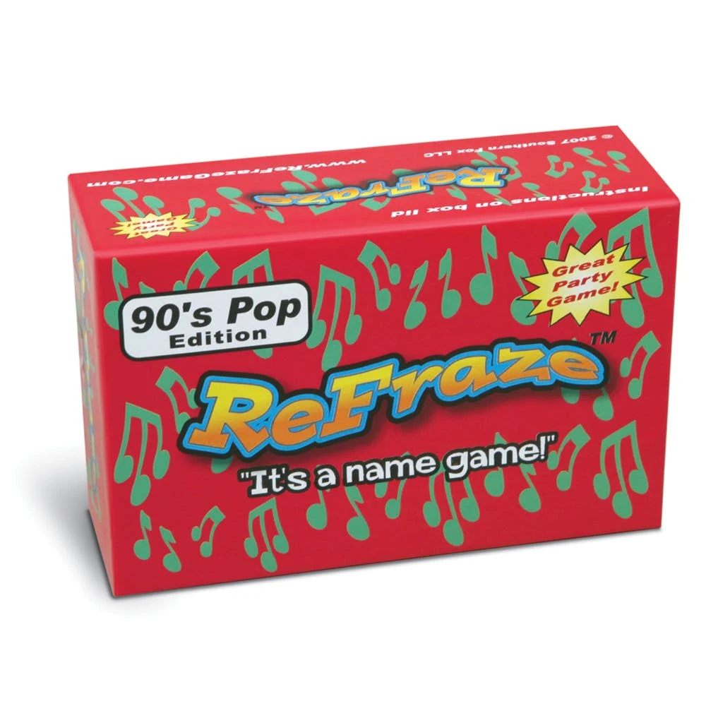 Re-Fraze 90's Pop Edition - Ages 8+ 2+ Players 1