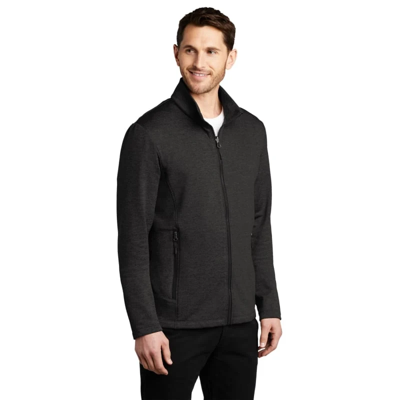 Port Authority Collective Striated Fleece Jacket. 1