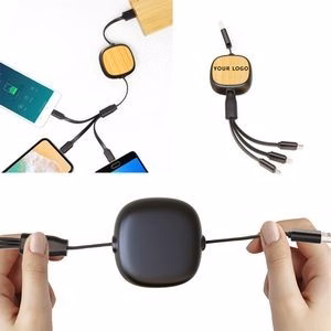 3 In 1 Retractable 5A Fast Charging Cable For Phone