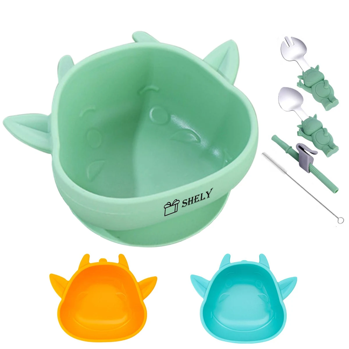 Silicone Food Baby Bowls Set 1
