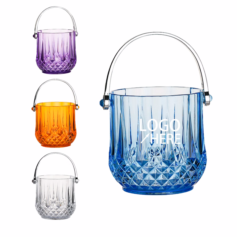 Acrylic Handle Ice Bucket