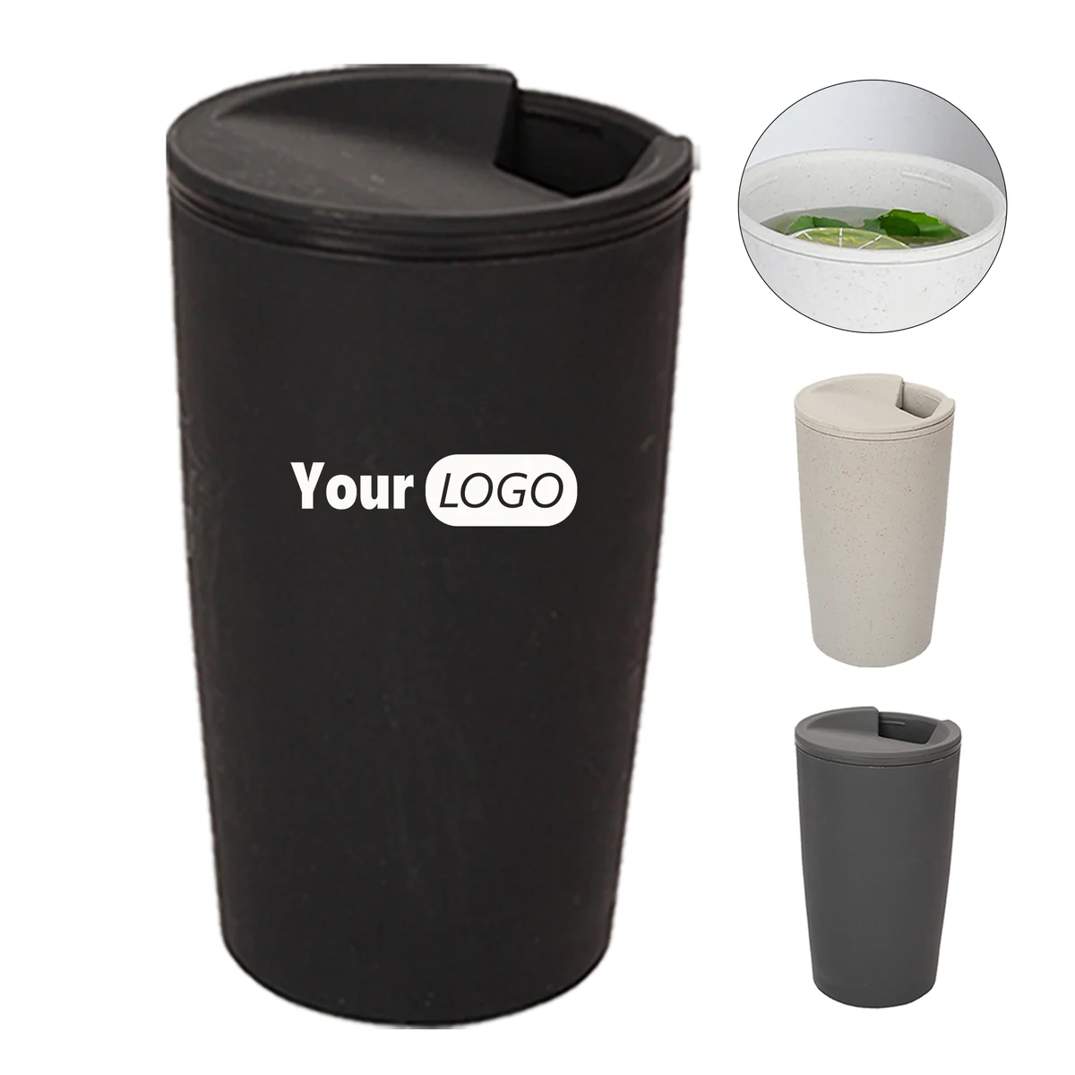 18.6 oz Sustainable Wheat Straw Plastic Cup 1