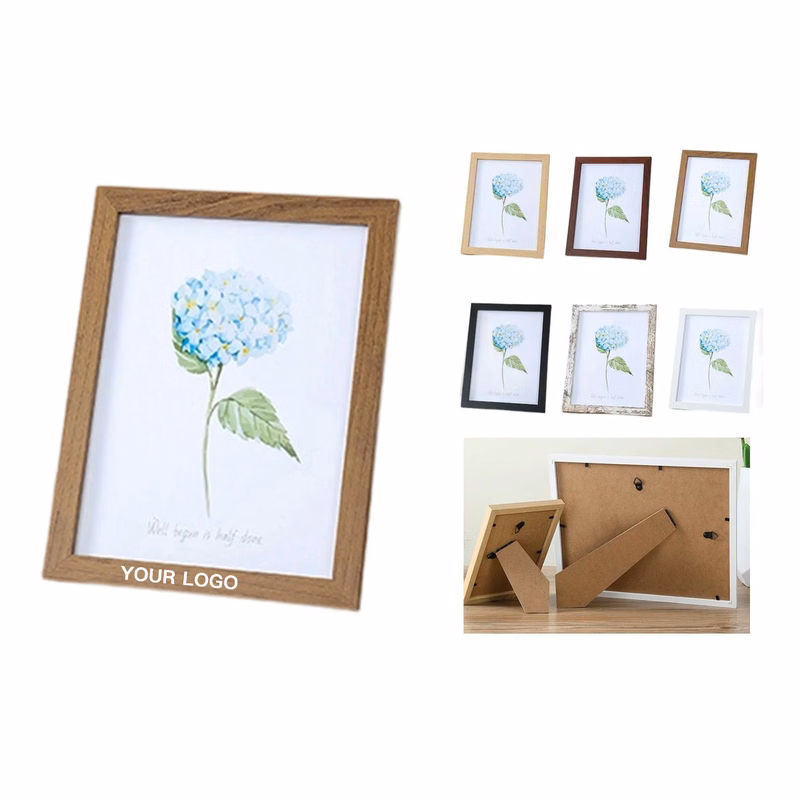 Horizontal or Vertical Display Wood Frame
