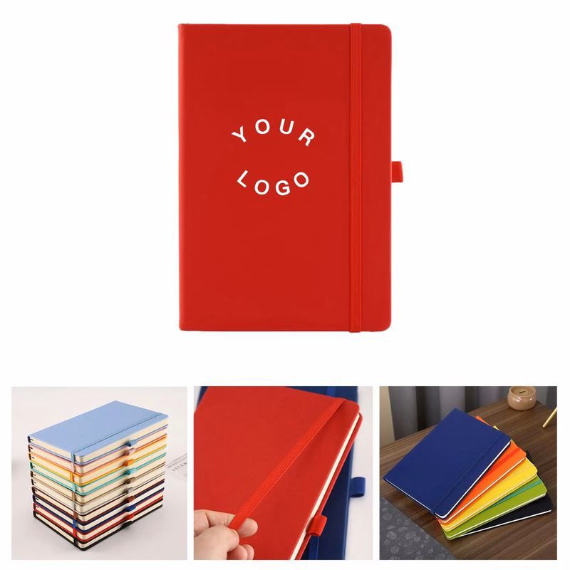 A5 Paper Notebook With Bookmark Ribbon