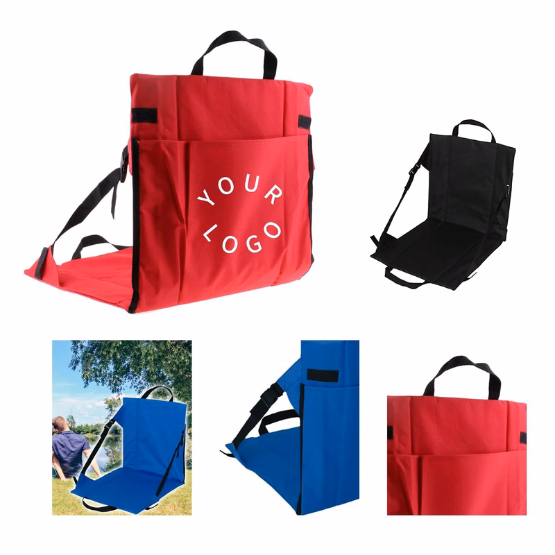 Portable Sports Seat with Foldable Cushioned Structure