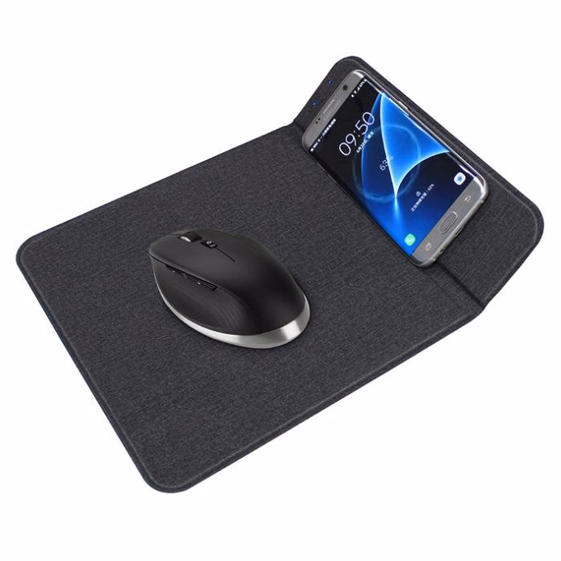 Fast Wireless Charger Mouse Pad Qi Certified