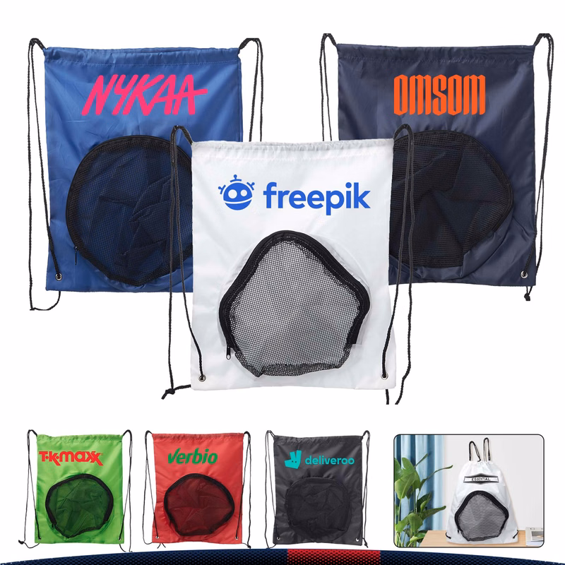 Ball Carrier Drawstring Backpacks
