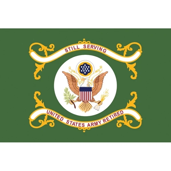 Military Flag - U.S. Army(R) Retired 1
