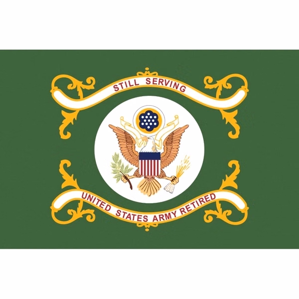 Military Flag - U.S. Army(R) Retired