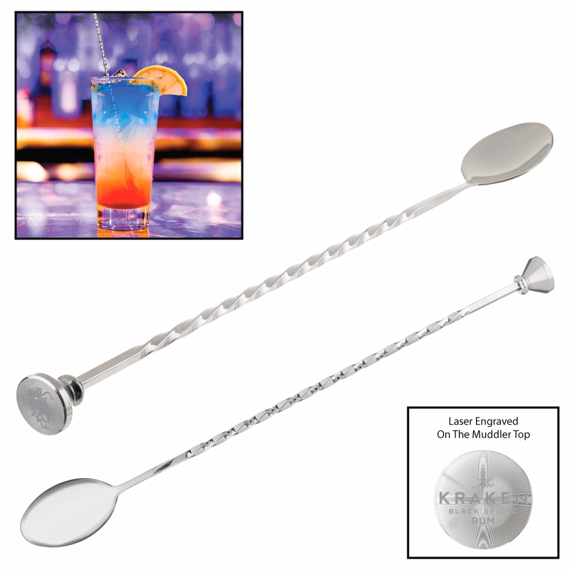 Flair Bartending Mixing Spoon and Muddler