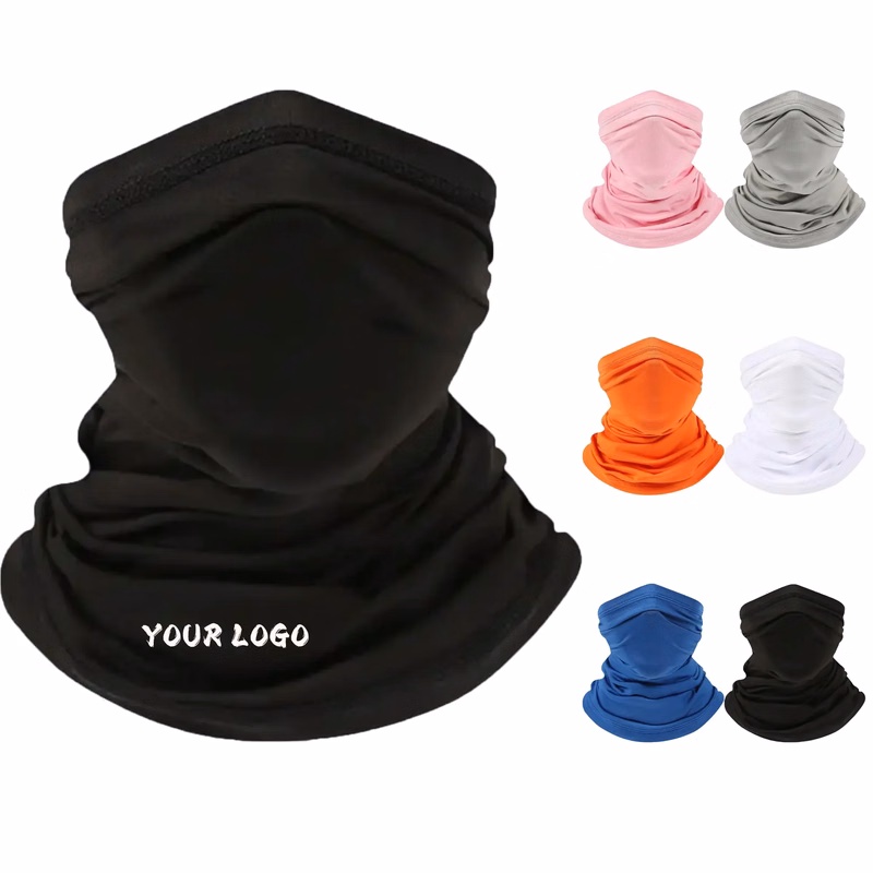 Outdoor Ice Silk Neck Gaiter Face Mask