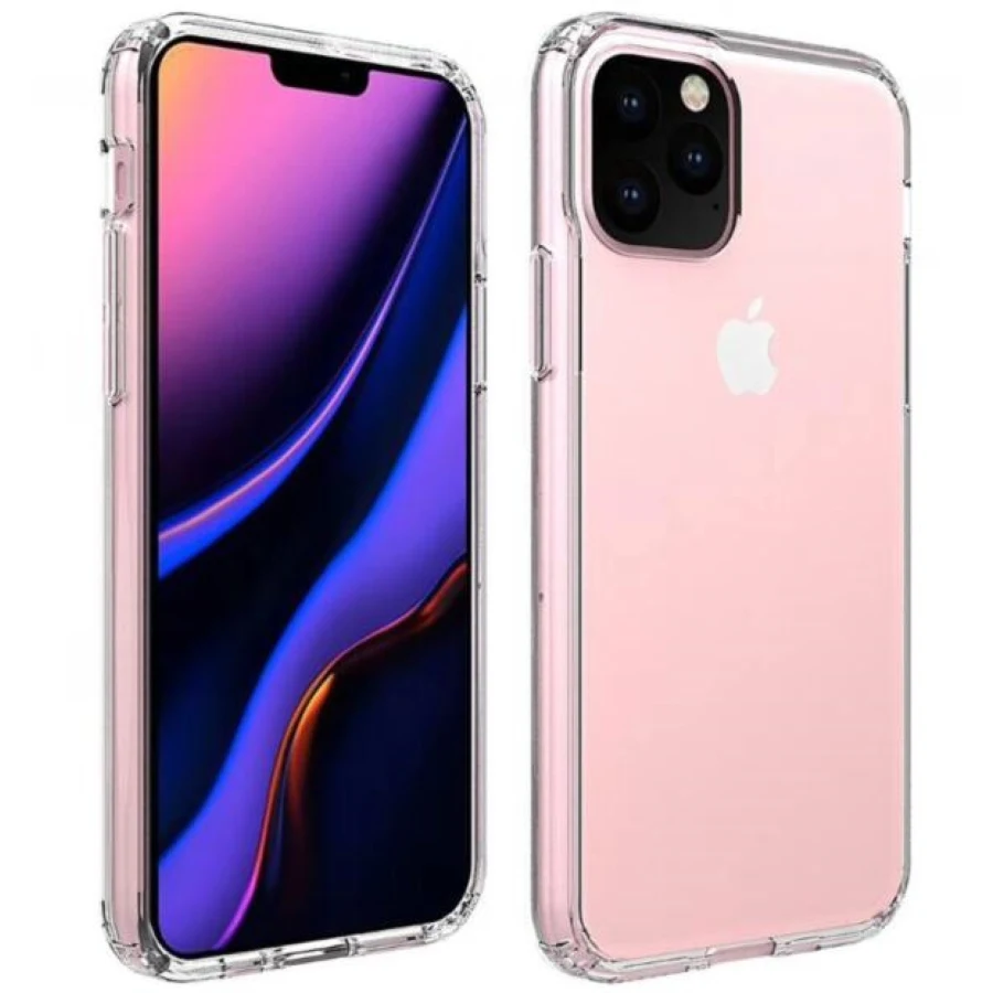 iPhone 11 Pro Clear Hard Shell Case w/TPU Bumpers 1