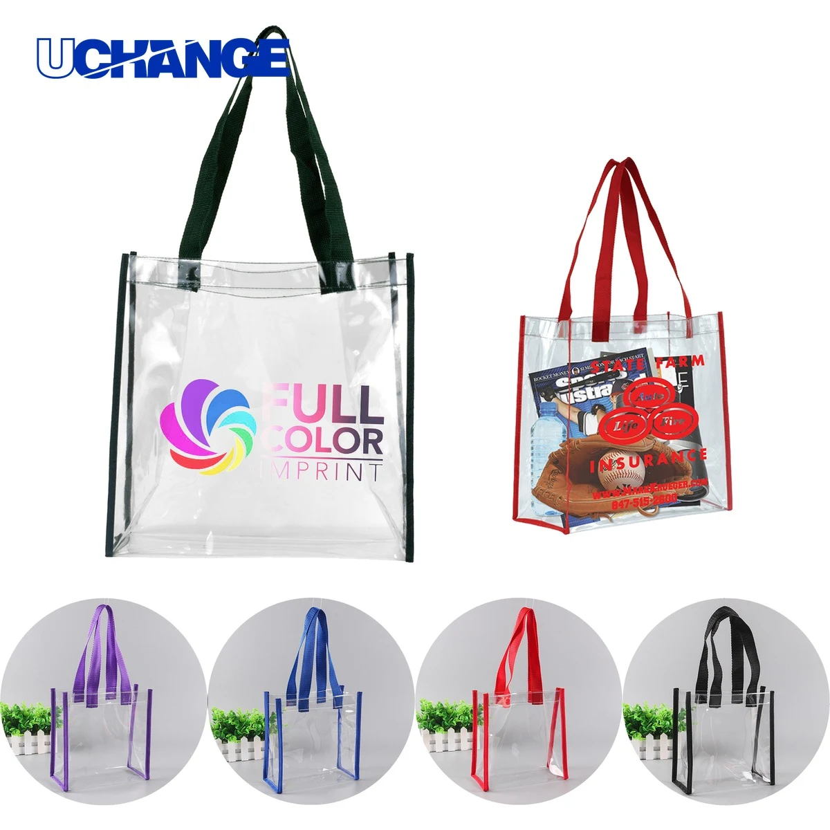 Clear Game Day Tote Bag 1