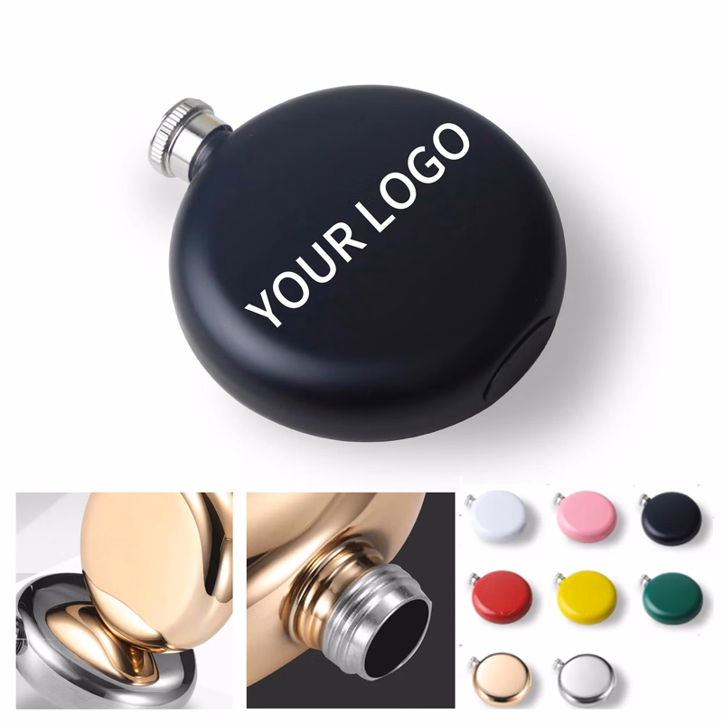 Round Hip Flask