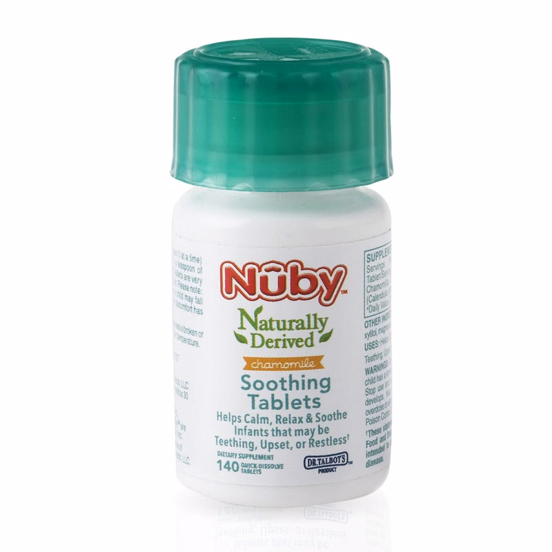 Nuby Soothing Tablets - Chamomile 140 Pieces
