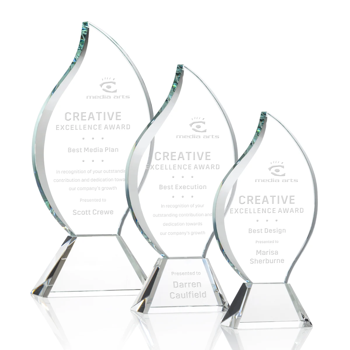 Norina Flame Award - Clear 1
