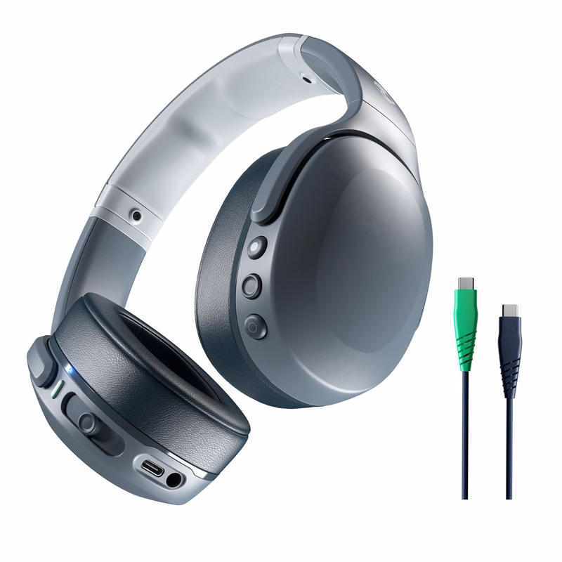 Skullcandy Crusher Evo Wireless Bluetooth Headphones with Multi-Sensory Bass and Charging Cable, ...