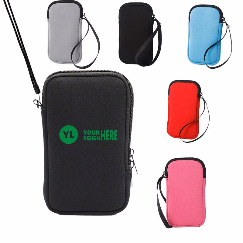 Neoprene Zipper Phone Pouch