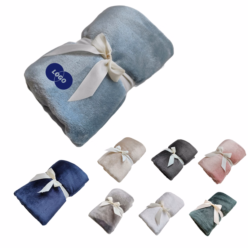 Warm Solid Colored Flannel Blanket